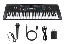61 keys keyboard piano, Electronic Digital Piano with Built-In Speaker Microp...