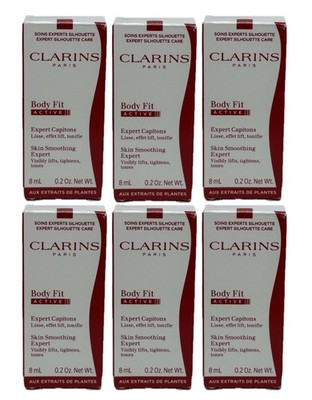 Clarins Body Fit Active Skin Smoothing Anti Cellulites .2 oz each travel sizes