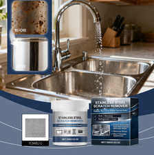 Zestaw do usuwania zarysowań ze stali nierdzewnej, 50% szybsza 3-stopniowa naprawa i polerowanie metalu