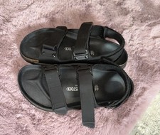 Birkenstock Tatacoa Futura Black Strappy Sandals 46
