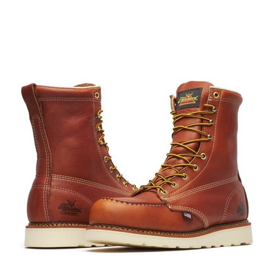 Men's Thorogood 8'' American Heritage USA Wedge Work Boots Steel Toe