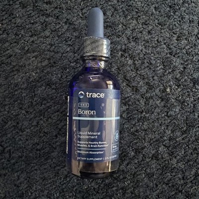 Trace Minerals Ionic Boron Liquid Supplement Bone Muscle Tissue Support 48 Serv