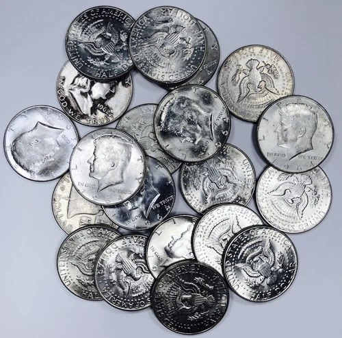 *LOT OF 20 PRE-1965 SILVER HALF DOLLARS* NR #G3846