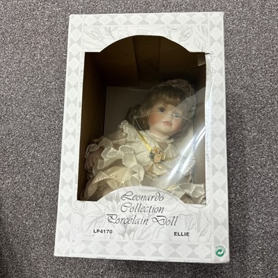 Vintage Porzellan Puppe Leonardo Collection ELLIE LP4170 nagelneu in Box 