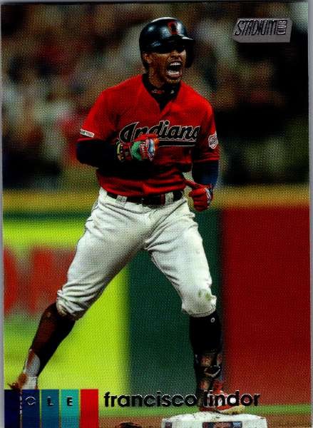 2020 Francisco Lindor Stadium Club #191 Cleveland Indians Baseball Topps NM