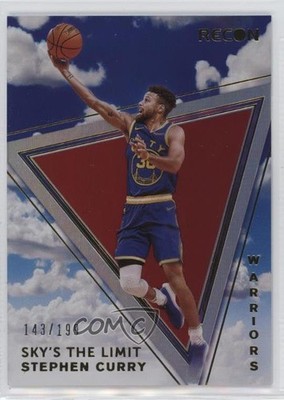 2020-21 Panini Recon Sky's the Limit Red 143/199 Stephen Curry #3 gb9