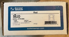 System Sensor SRLED Fire Alarm Strobe Wall Red NEW IN BOX