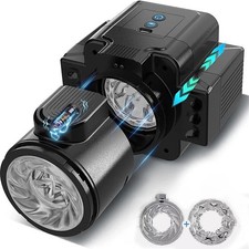 3in1 Thrusting Sucking Vibrating Automatic Male Masturbator Stroker Lubricants