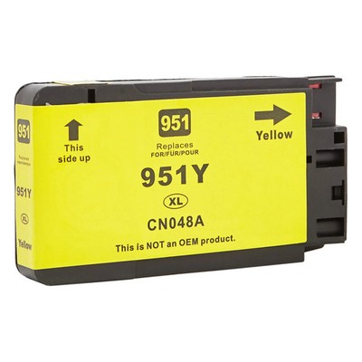 HP CN048AE Tintenpatrone für OfficeJet Pro 8100   Gelb, 28 ml, kompatibel