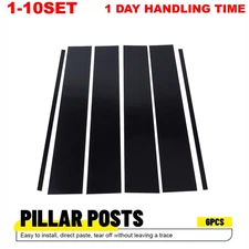 Window Pillar Cover Posts Trim Sticker For 15-20 GMC Yukon/Chevrolet Tahoe 6-60x