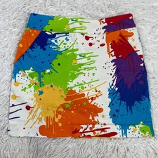 Loudmouth Skirt Womens 2 Multicolor Splatter Skort Golf Outdoor Pockets Ladies