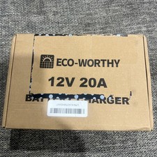 ECO-WORTHY 12V 20A Lithium Battery Charger 14.6V LiFePO4 Battery Charger with...
