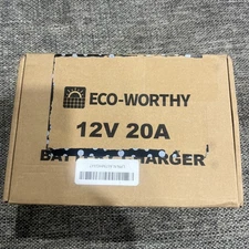 ECO-WORTHY 12V 20A Lithium Battery Charger 14.6V LiFePO4 Battery Charger with...