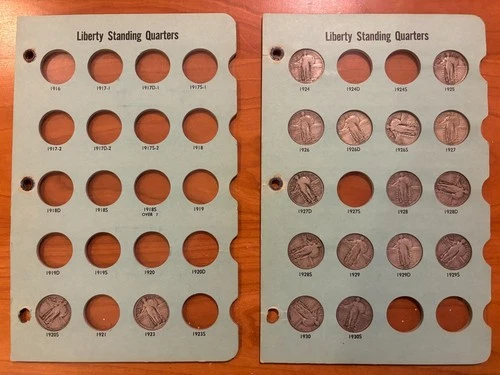 LOT - Silver Standing Liberty Quarters - 1920-1930 (Lot of 17 Silver Coins)