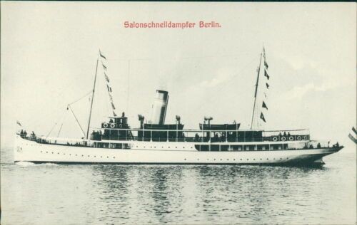 Ansichtskarte  Salonschnelldampfer Berlin Dampfer  (Nr.9676) -II