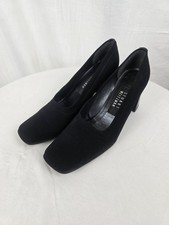Stuart Weitzman Classic Black Block Heels Sz 6.5B