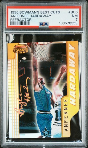 1996 Bowman's Best Cuts Anfernee Hardaway [Refractor] #BC6 card