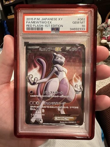 Pokemon Mewtwo PSA 10 Japanese XY 2019 Red Flash 1st Edition GEM MINT #062