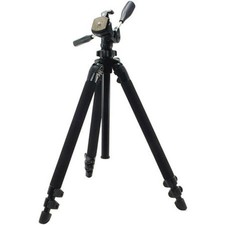 Slik PRO 400DX 3-Section Aluminum Tripod with SH-705E QR 3-Way Pan Head, Black