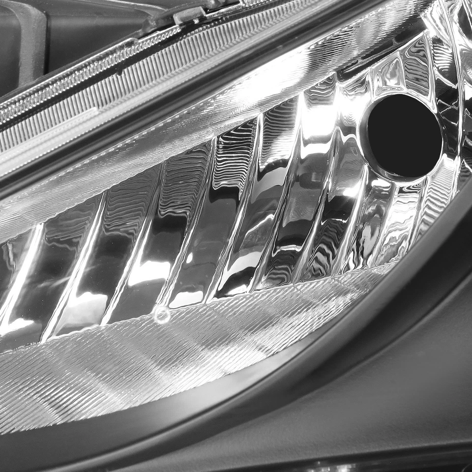 Faros/lámparas proyectores de esquina transparentes carcasa negra para Hyundai Sonata Fit 11-14 Foto 3 de 4