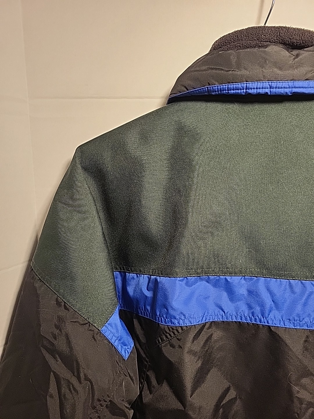 Men's L Columbia RN 69724 CA 05367 Coat Jacket Blue / Black / Green WARM Vintage thumbnail 14