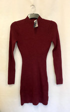 Hollister Berry Knitted Sweater Dress Size M