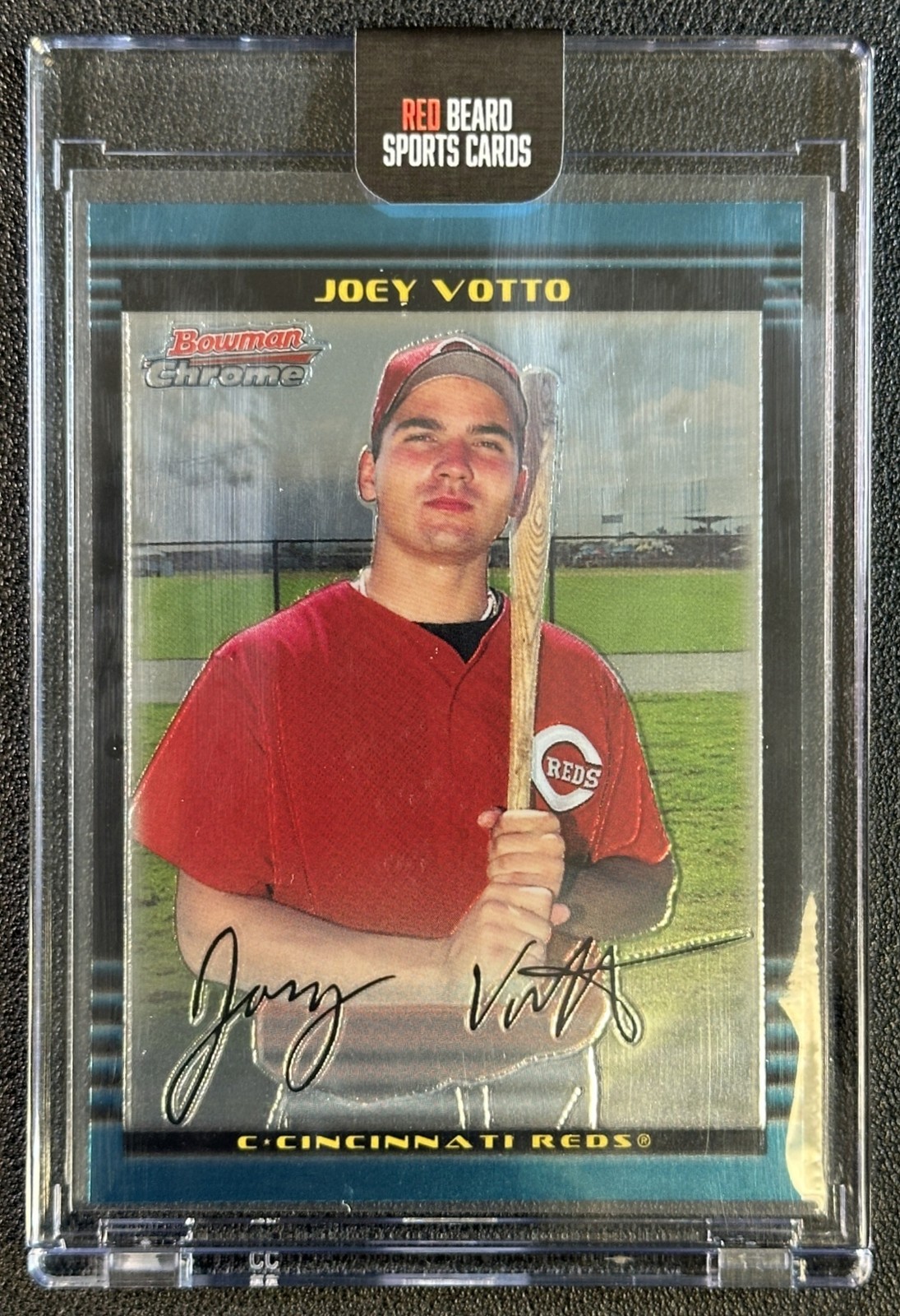 JOEY VOTTO 2002 BOWMAN CHROME DRAFT #BDP44 PROSPECT RC REDS