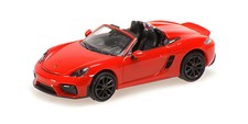 Minichamps 1/87 HO Porsche 718 Spyder (981) 2019 Red 870067701 NEW