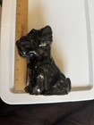 Vintage Chalkware Black Scottie Dog With Ears Down — photo 9