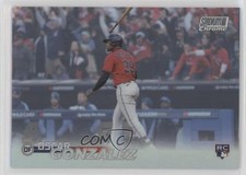 2023 Topps Stadium Club Chrome Pearl White Refractor 22/30 Oscar Gonzalez x5u