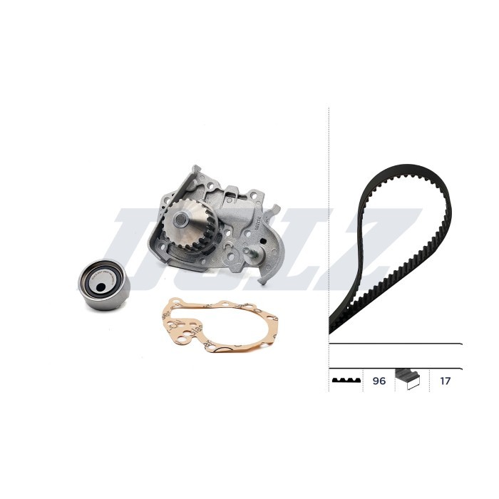 Kit distribution avec pompe à eau pour Renault Clio 2 et Scenic essence