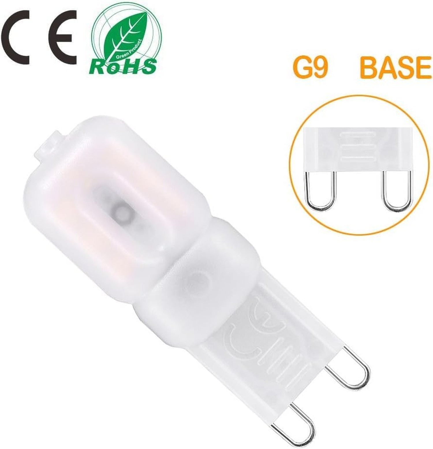 G9 LED Light Bulbs Dimmable 3W (25W Halogen lamp Replacement,Warm White 3000K...