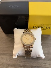 NIB INVICTA Wildflower Women s Watch- 33mm, Gold Tone Stainless Steel - 69218