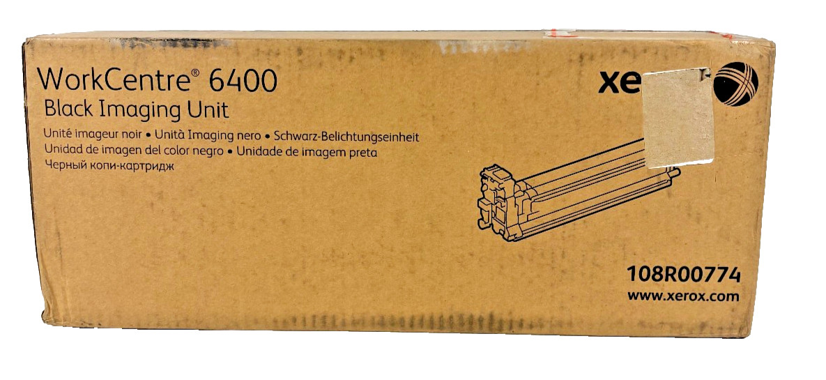 Genuine Xerox 108R00774 Black Imaging Unit WorkCentre 6400 FREE SHIPPING