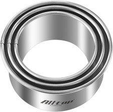 Circle Biscuit Cutter Set  Stainless Steel Baking Supplies for Effortless round