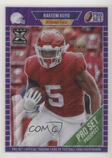 2021 Leaf Pro Set Metal Purple Wave 33/35 Rakeem Boyd #73 z6b
