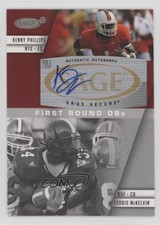 2008 SAGE Squared Auto Kenny Phillips Leodis McKelvin #A-55A Auto 0af