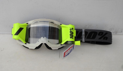 100% Strata 2 Brille mit Roll Off System mit 2 Rollen Schutz Film dunlel- weiß