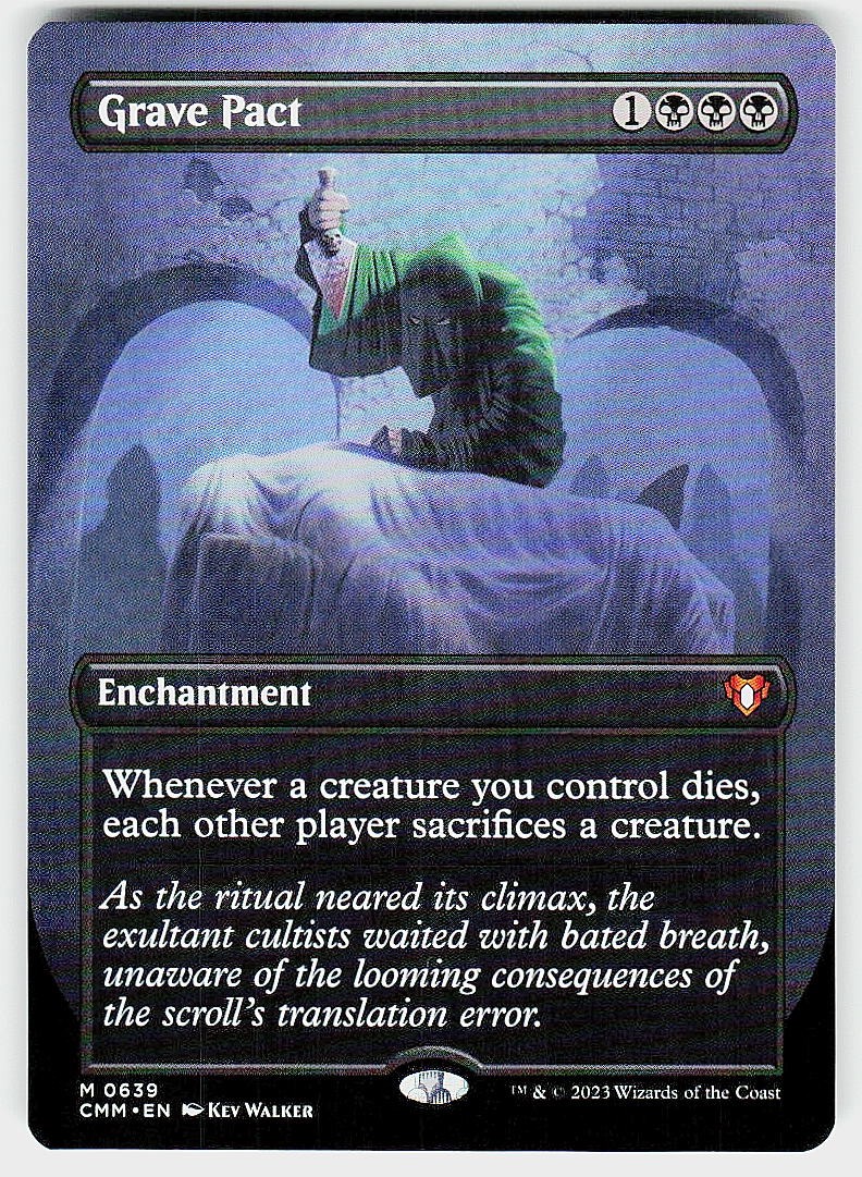 Grave Pact (Borderless) Commander Masters 639 NM
