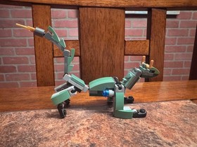 Lego 2254 Ninjago Moutain Shrine Parts & 30428 Green Dragon Ninja Mech