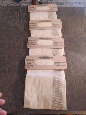 Electrolux Vintage Vacuum Bags Upright oval opening model 1451 & 1363 Lot Of 4