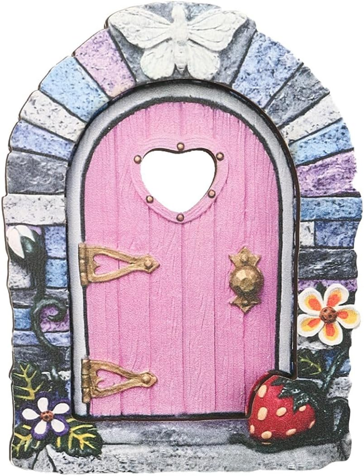 1 Pcs Enchanted Fairy Door for Garden - Whimsical Gnome Tree Trunk ...