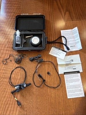 Westone ACCES 2-Pin Radio Earpiece PTT Kit w/ Case Untested