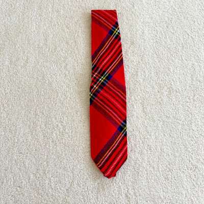 Men's Scottish Neck Ties For Kilt Various Clan Tartan Acrylic Wool Necktie