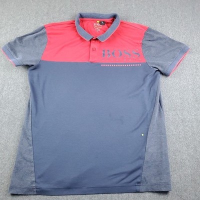 BOSS HUGO BOSS SLIM FIT Polo Shirt Youth  Size Large Multicolor 