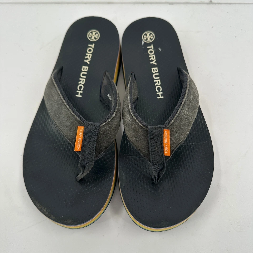 Sandalias de playa Tory Burch con plataforma para mujer talla 8 suela arco iris Foto 2 de 4