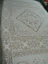 LARGE VINTAGE COTTON LACE
