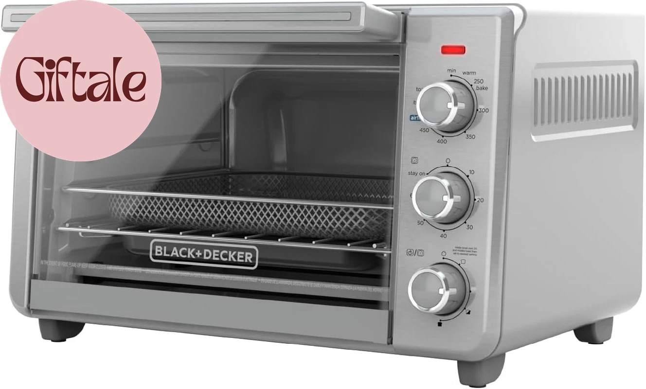 BLACK+DECKER Crisp 'N Bake Air Fryer Countertop Convection Toaster Oven, Large C
Opens in a new wind
