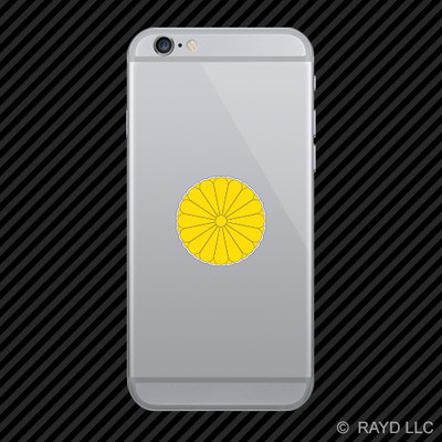 Japanese Imperial Seal Cell Phone Sticker Mobile Japan flag JPN JP
