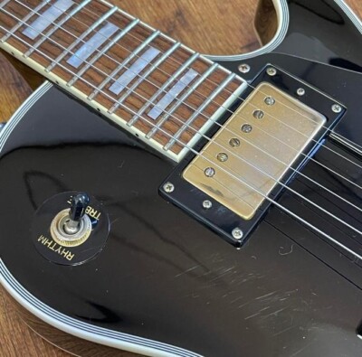 GrassRoots G-LP-55C Les Paul Custom Electric Guitar BK Used
